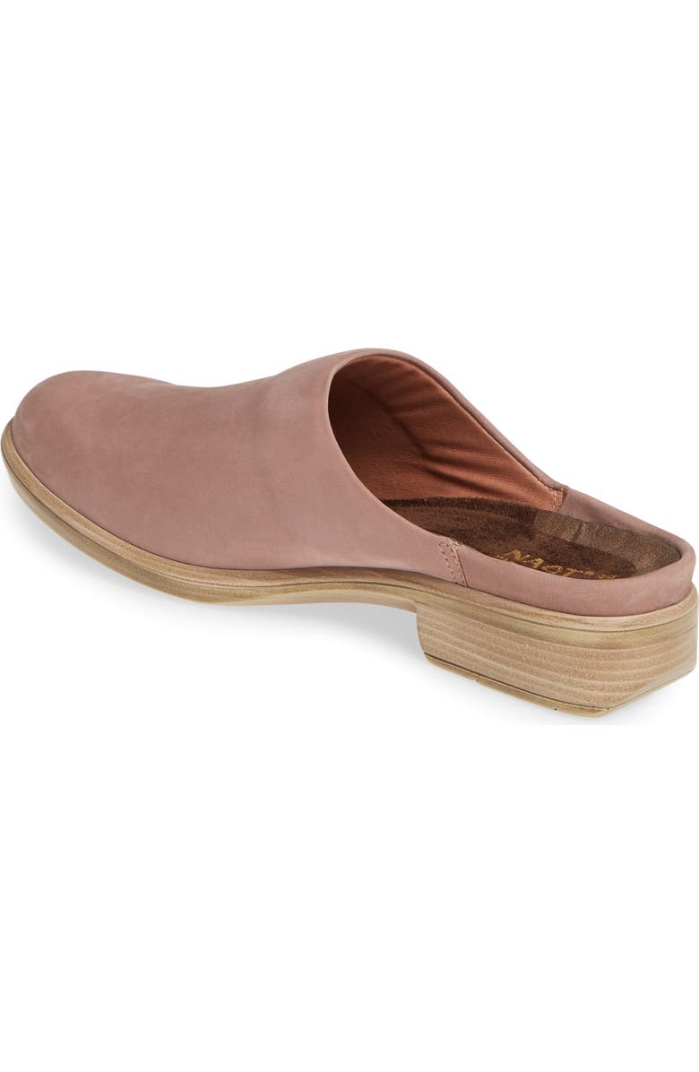 Naot Lodos Mule, Alternate, color, Mauve Nubuck Leather