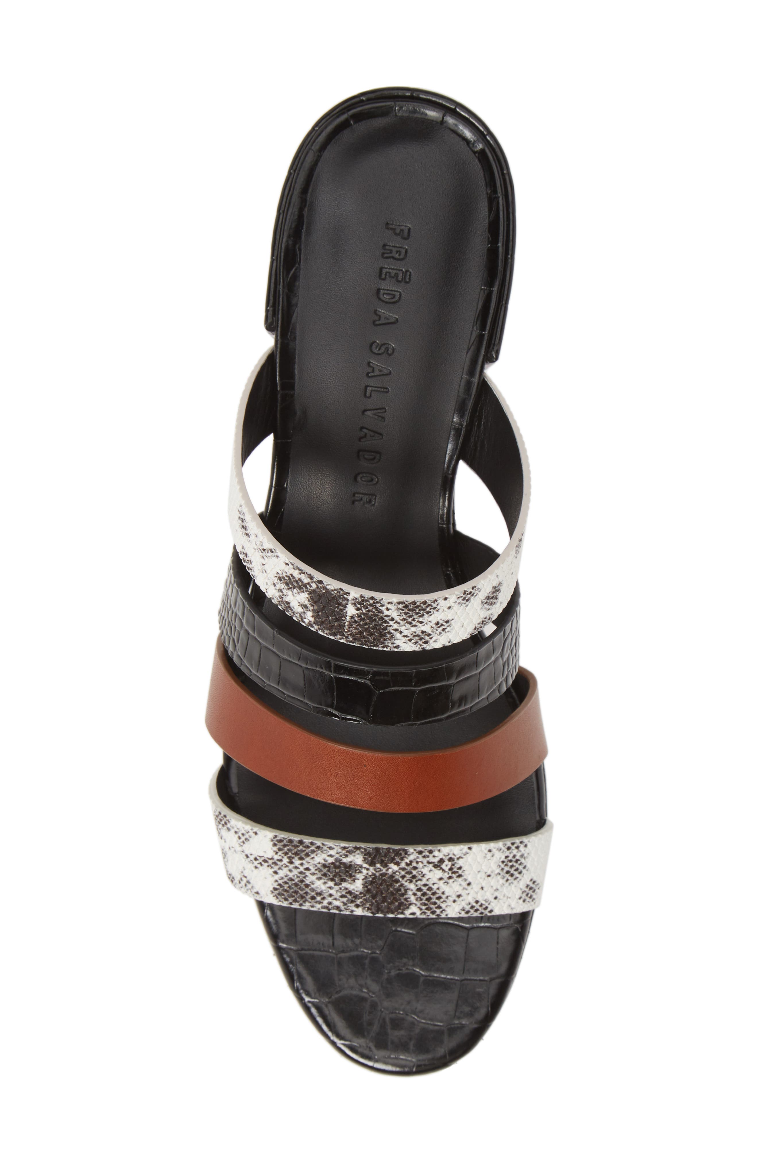 Freda Salvador Irene Low Heel Sandal, Alternate, color, 