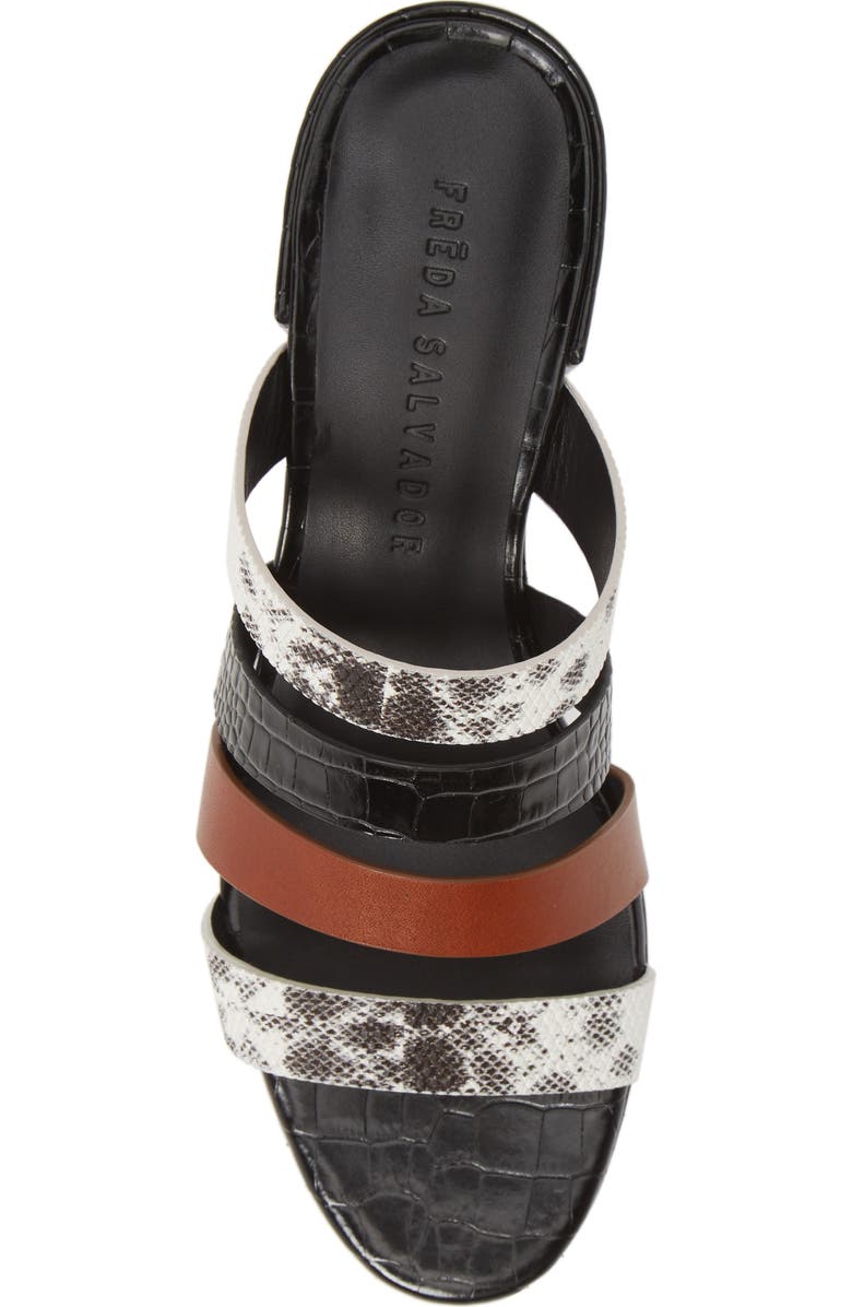 Freda Salvador Irene Low Heel Sandal, Alternate, color,