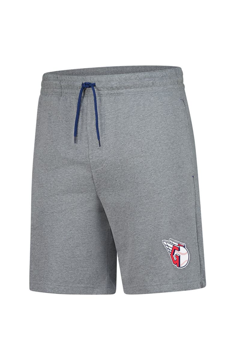 FANATICS Men's Fanatics  Heather Gray Cleveland Guardians Logo Shorts, Alternate, color, 
