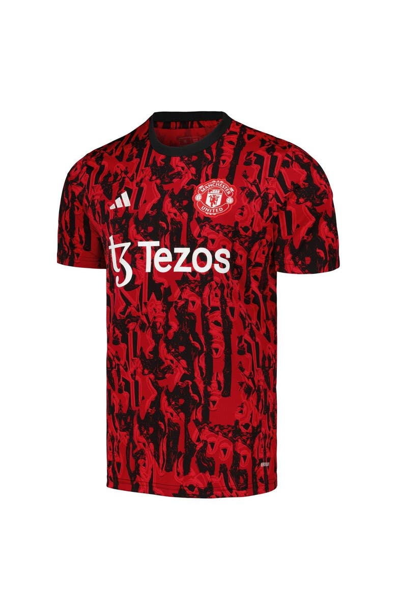 adidas Men's adidas Red Manchester United 2023/24 Pre-Match Top, Alternate, color, Red