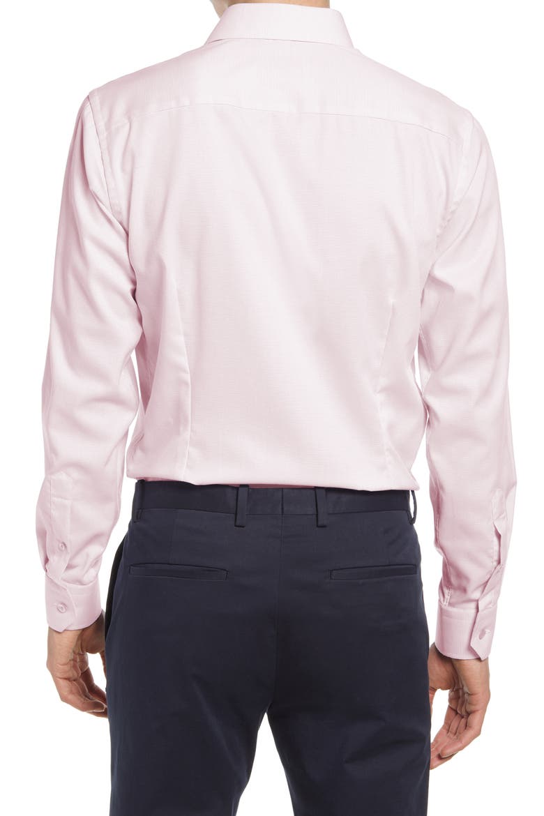 Slim Fit Textured Solid Shirt, Alternate, color, PINK