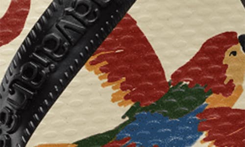 Havaianas X Farm Rio Copacabana Water Resistant Flip Flop In Black
