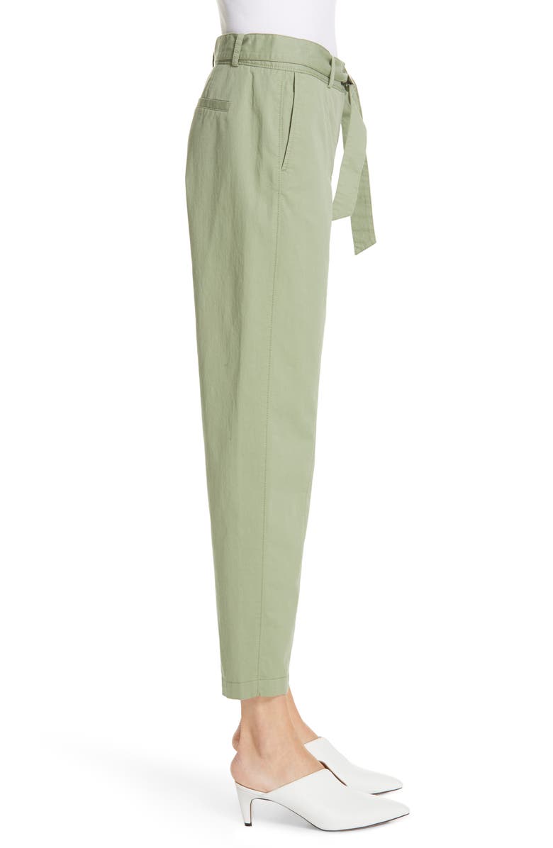 Nordstrom Signature Center Seam Drawstring Stretch Cotton Pants, Alternate, color, 