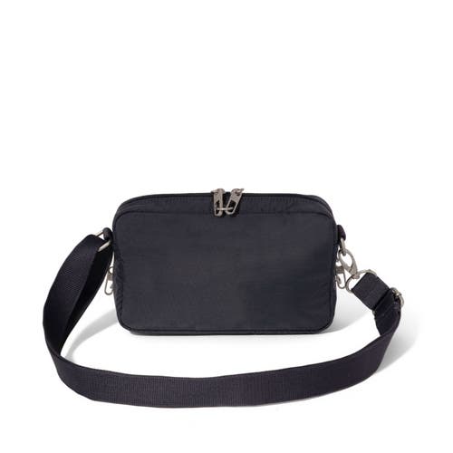Baggallini Securtex Anti-theft Treasure Crossbody Bag In Blue
