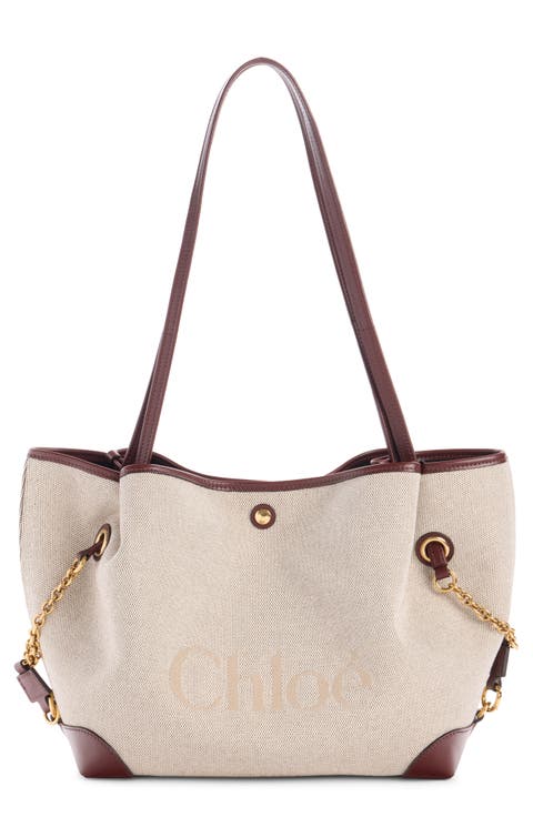 Clover Double Carry Canvas & Leather Tote