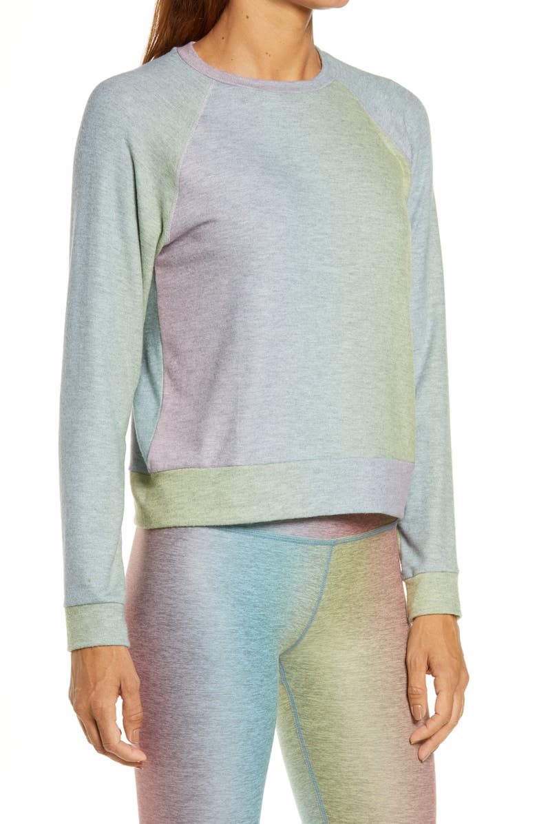 Beyond Yoga Hacci Raglan Pullover, Alternate, color,