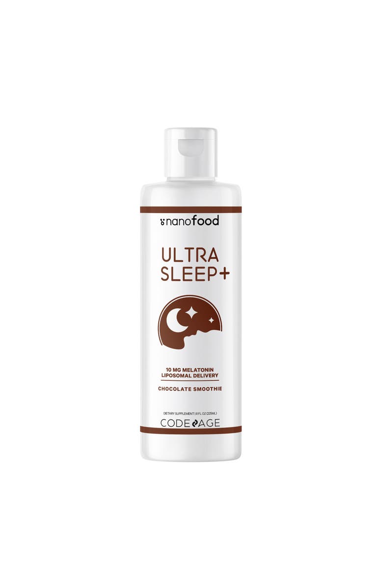 Codeage Liposomal Ultra Sleep + Melatonin Liquid Drops Supplement for Adults, Vitamin E, 8 fl oz, Main, color, 