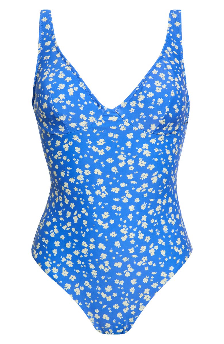 Rip Curl Surf Side Good One-Piece Swimsuit, Alternate, color, Blue