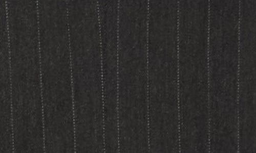 Nicole Miller Birdie Pinstripe Vest In Black