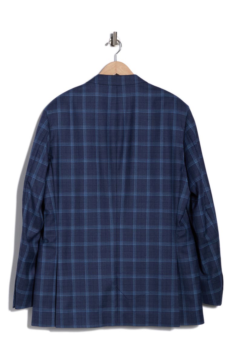 Flynn Classic Fit Plaid Sport Coat, Alternate, color, BLUE