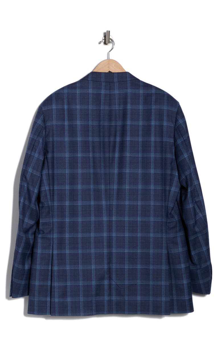 Peter Millar Flynn Classic Fit Plaid Sport Coat, Alternate, color, Blue