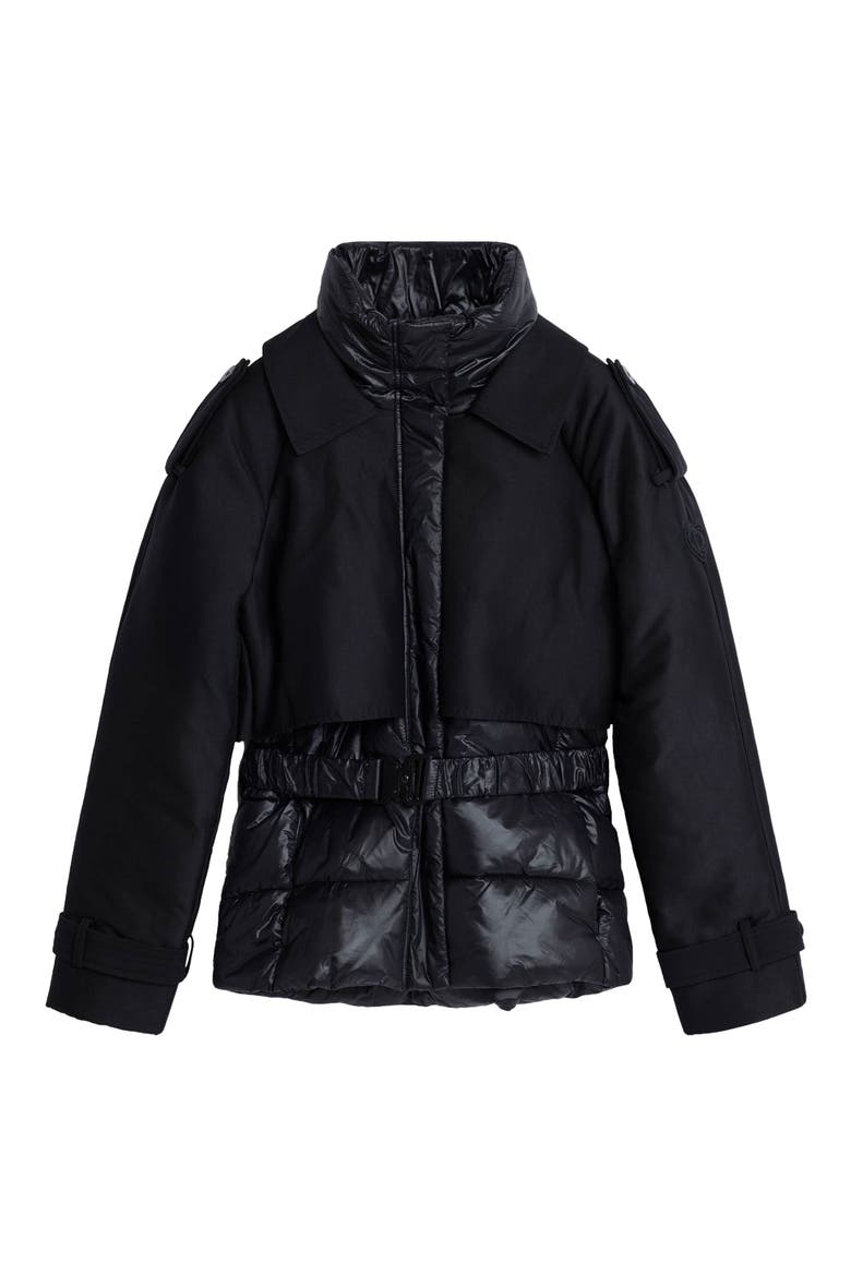 Hybrid Padded Jacket, Alternate, color, BLACK