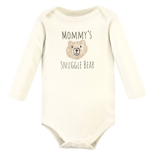 Hudson Baby Essential Long-sleeve Cotton Bodysuit Triple Set