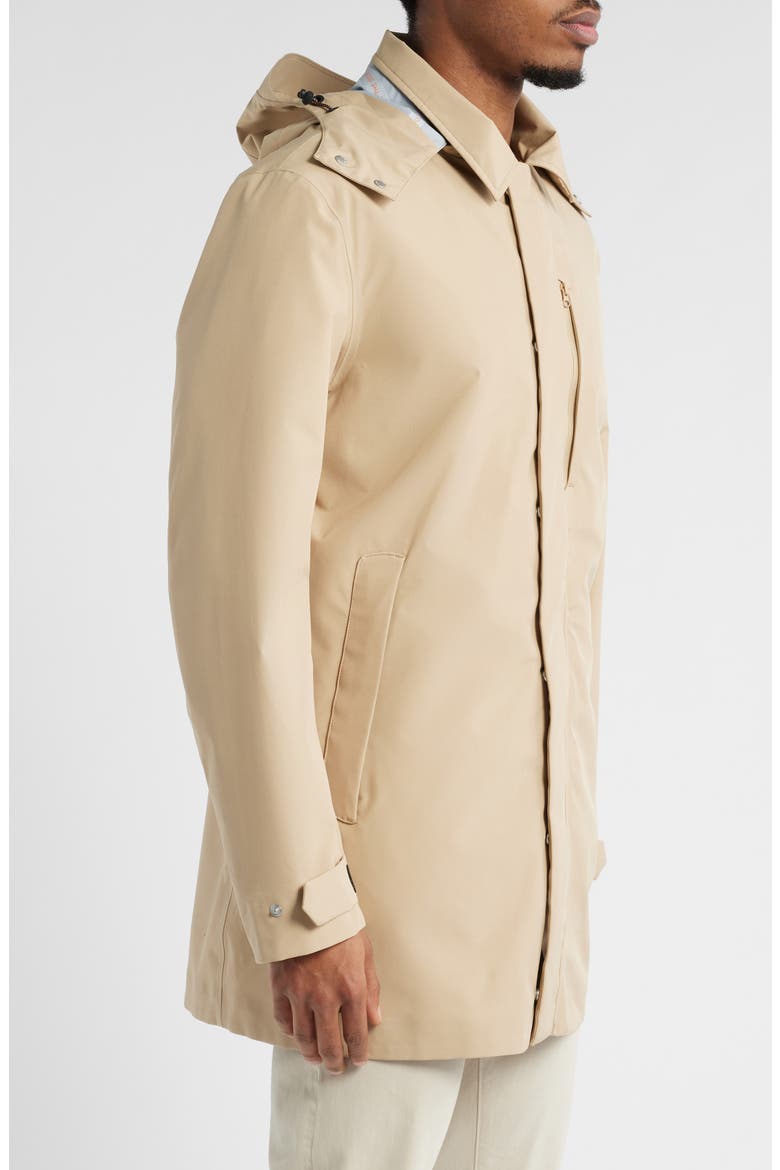 Battersea Water Resistant Hooded Jacket, Alternate, color, STARDUST BEIGE
