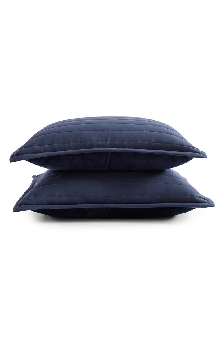 Tommy Hilfiger Classic Comfort Quilt & Shams Set, Alternate, color, Navy Blue
