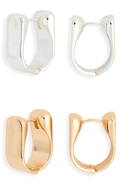2-Pack Tulip Hoop Earrings