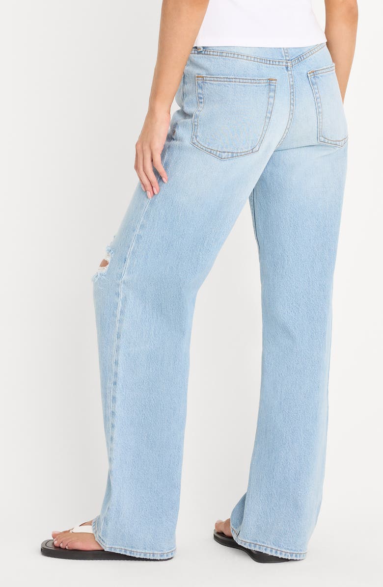 Good American Wide Leg Jeans, Alternate, color, Indigo1298