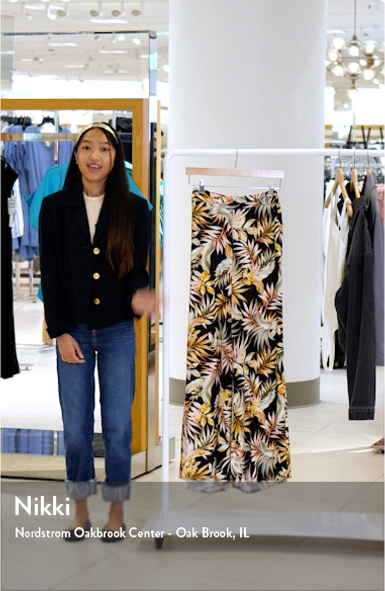 Havana Frond Print Beach Pants, sales video thumbnail