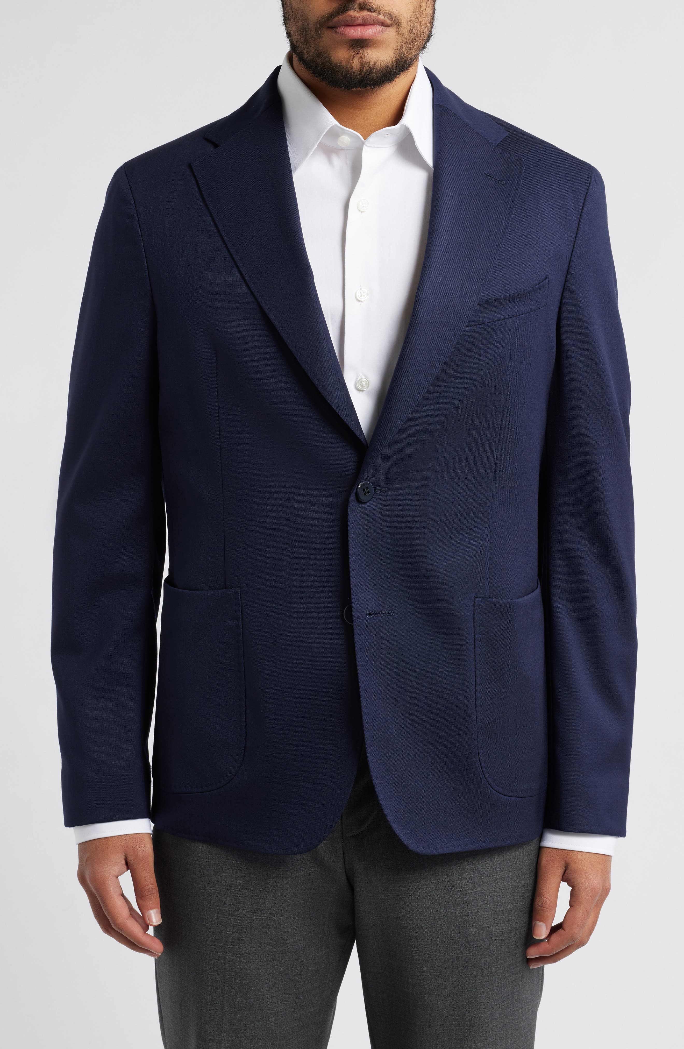 Samuel Solid Stretch Wool Sport Coat - image 3