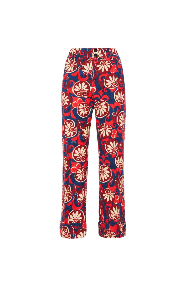 La DoubleJ Hendrix Pants Moonflower Navy, Alternate, color,