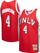 Mitchell & Ness Men's Mitchell & Ness Larry Johnson Red UNLV Rebels 1989/90 Player Swingman Jersey