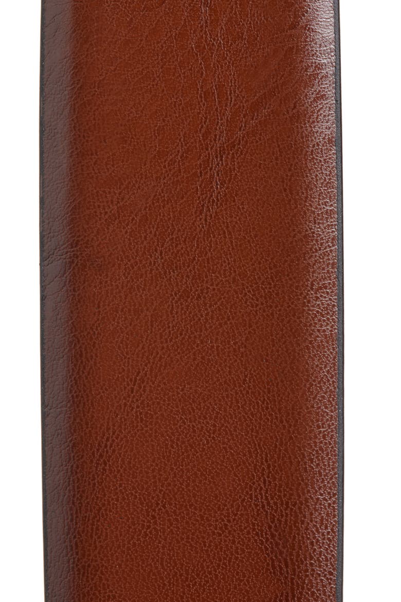 Fashion Reversible Leather Belt, Alternate, color, BROWN