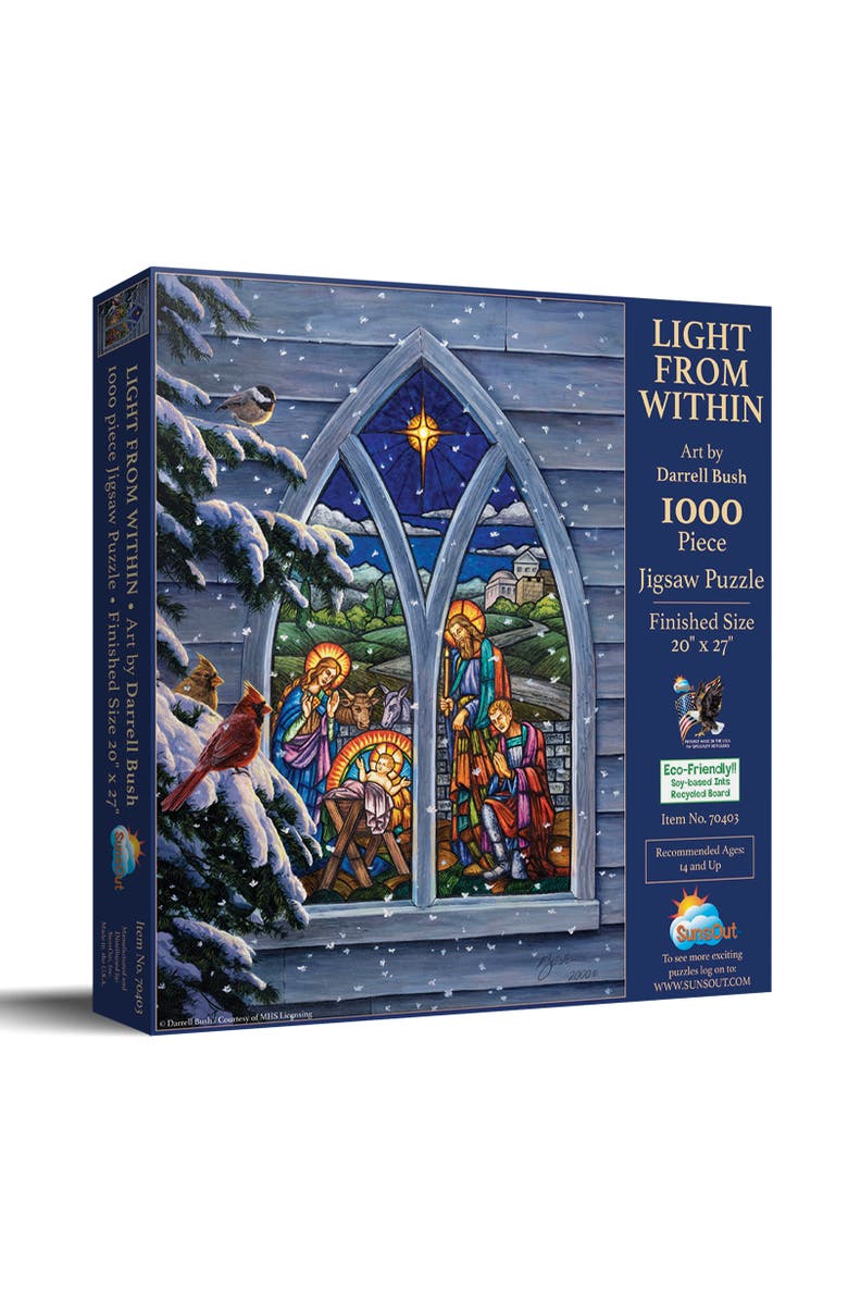 Sunsout Light from Within 1000 piece Jigsaw Puzzle for Adults, Main, color, Multicolor