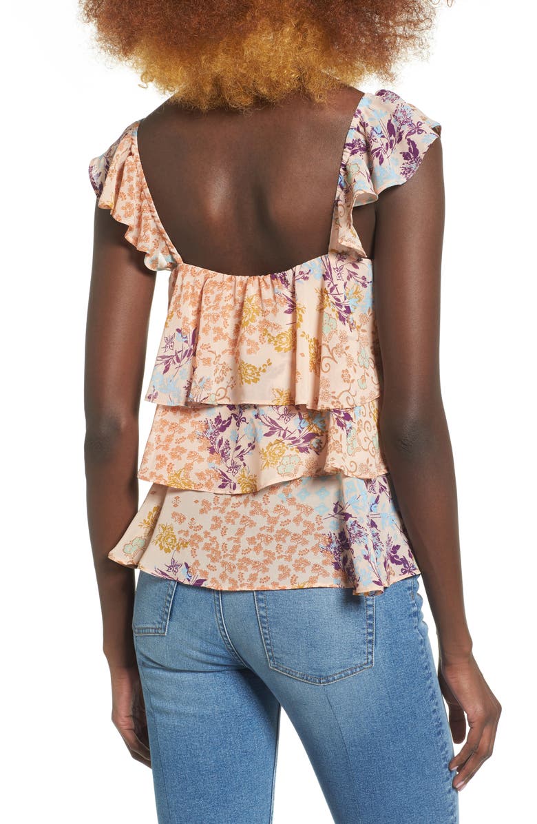 WAYF Sadie Tiered Tank, Alternate, color, 