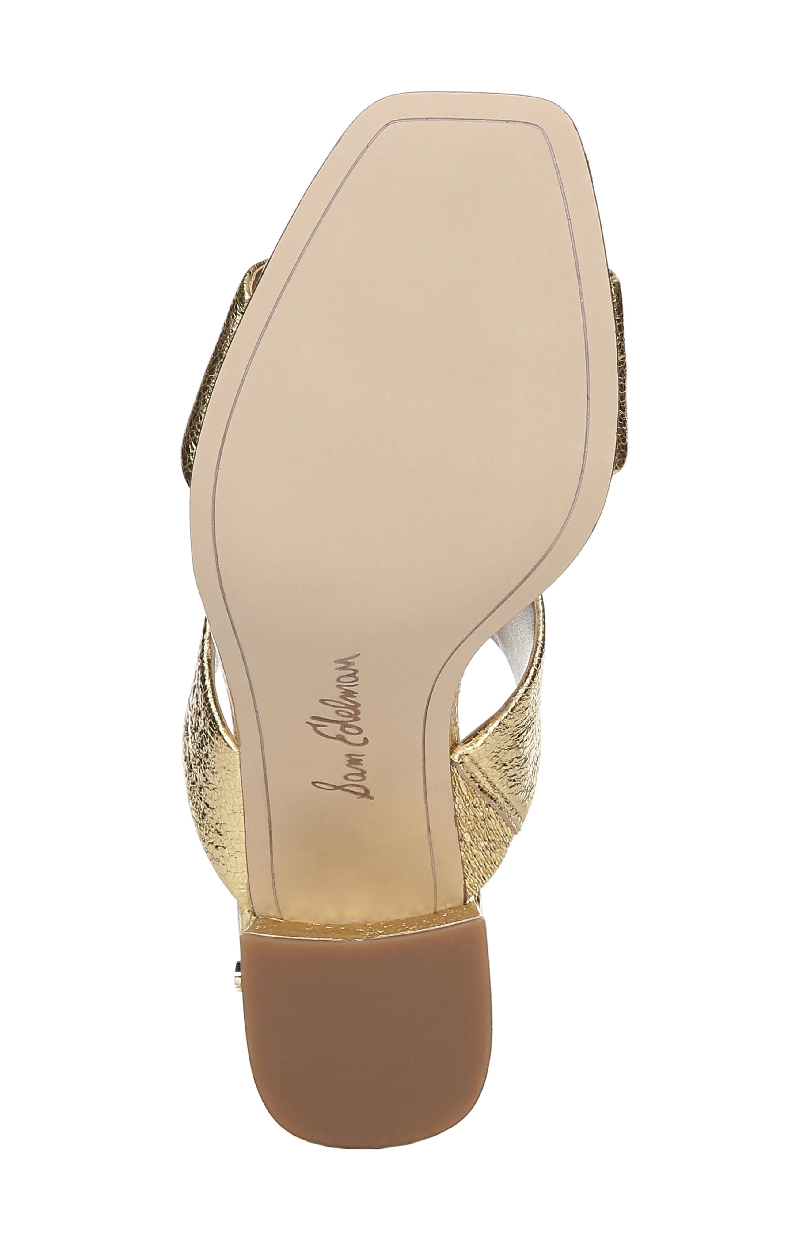 Delaney Sandal, Alternate, color, BRIGHT GOLD LEATHER