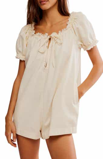Free People Daisy Denim Babydoll Romper