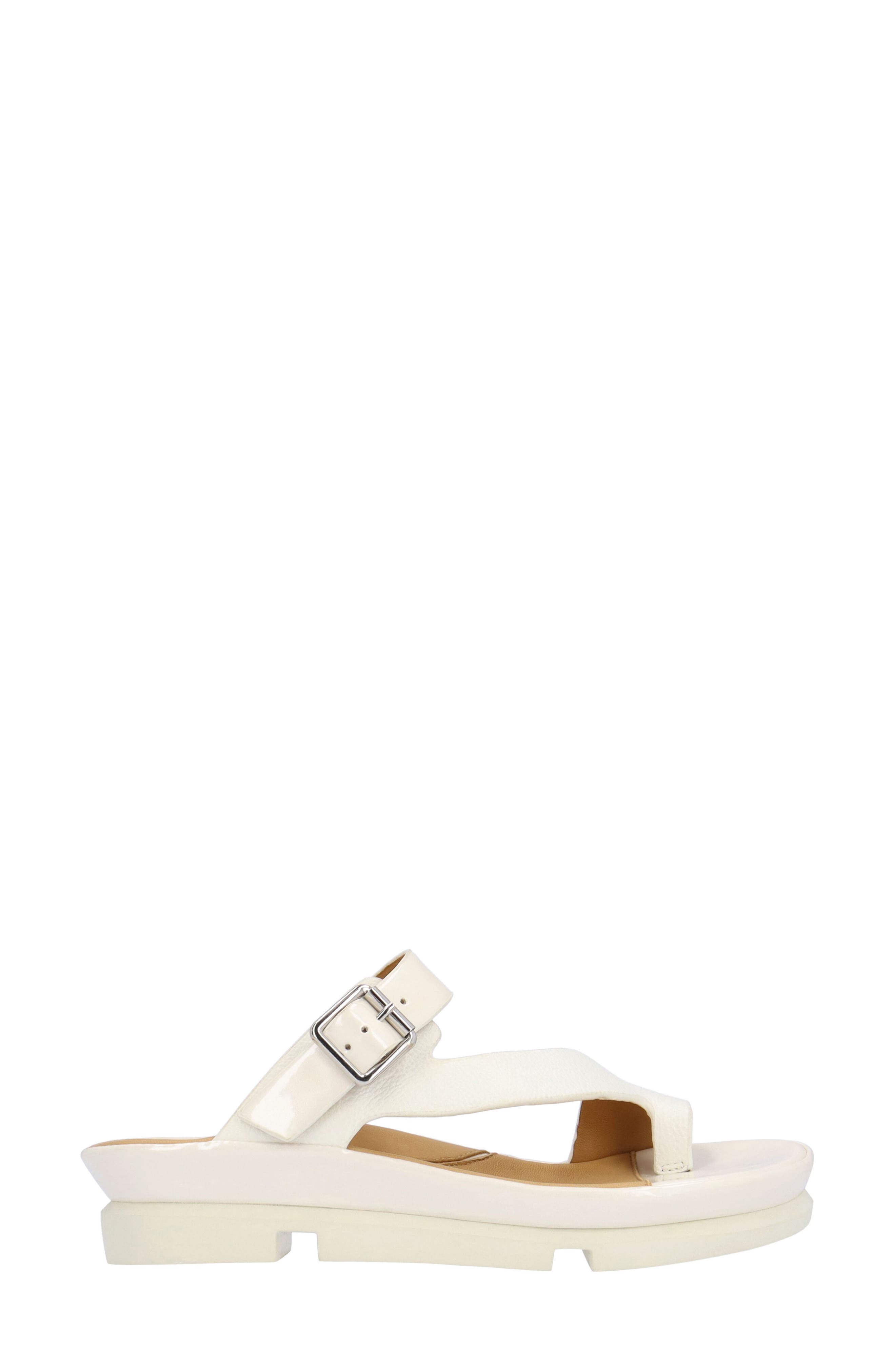 L'Amour des Pieds Alanza Toe Loop Sandal, Alternate, color, White