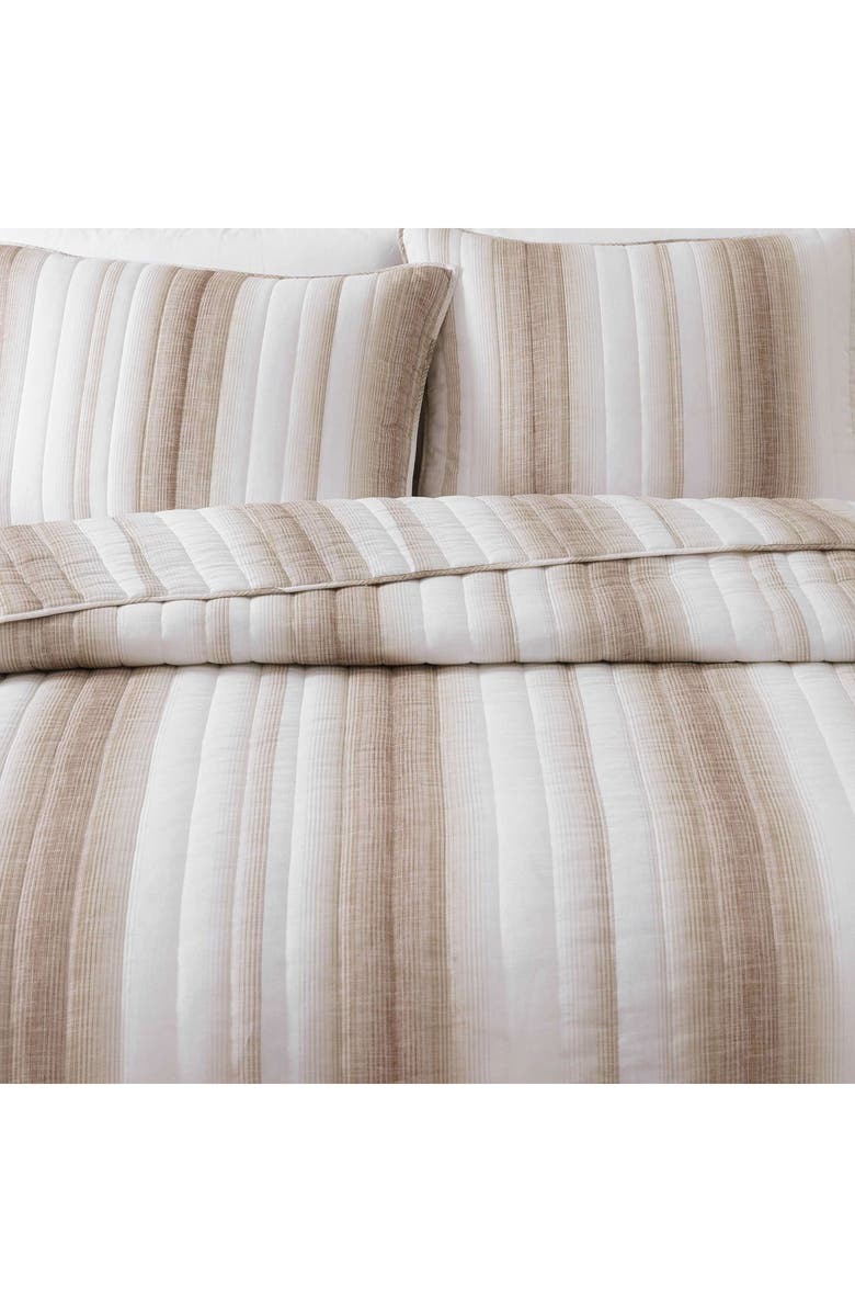 Tommy Bahama La Prisma Textured Cotton Quilt Set, Alternate, color, Light Beige