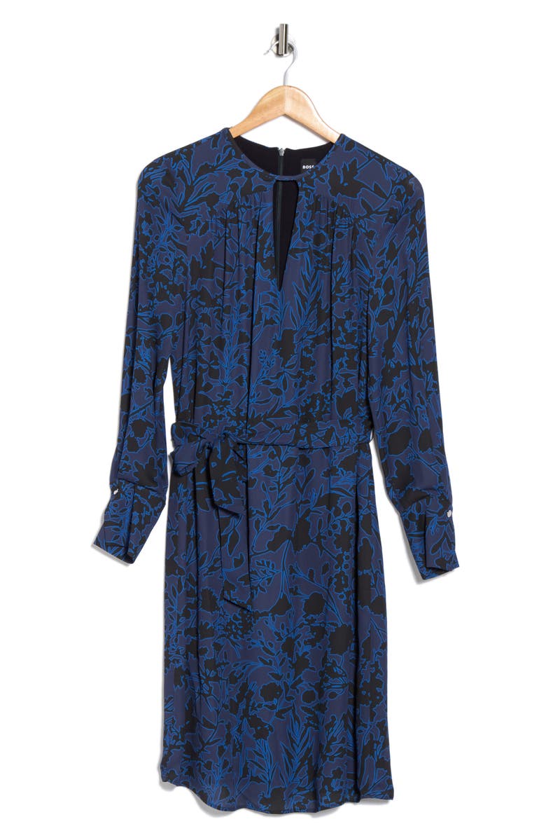 BOSS Dibanori Long Sleeve Dress, Alternate, color,