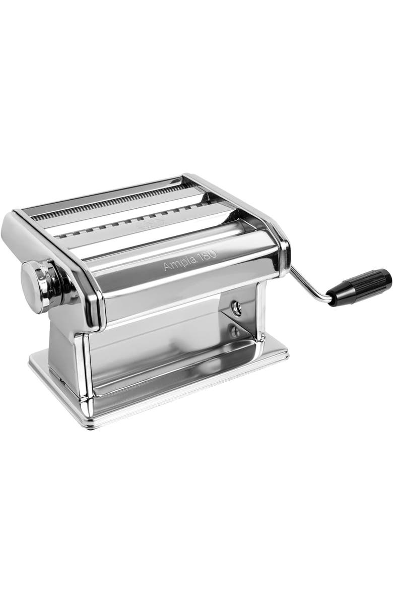 Marcato Atlas Ampia 180 Pasta Machine, Made In Italy, Silver, Main, color, Silver