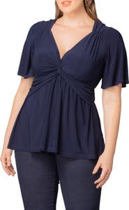 Kiyonna Abby Twist Front Top