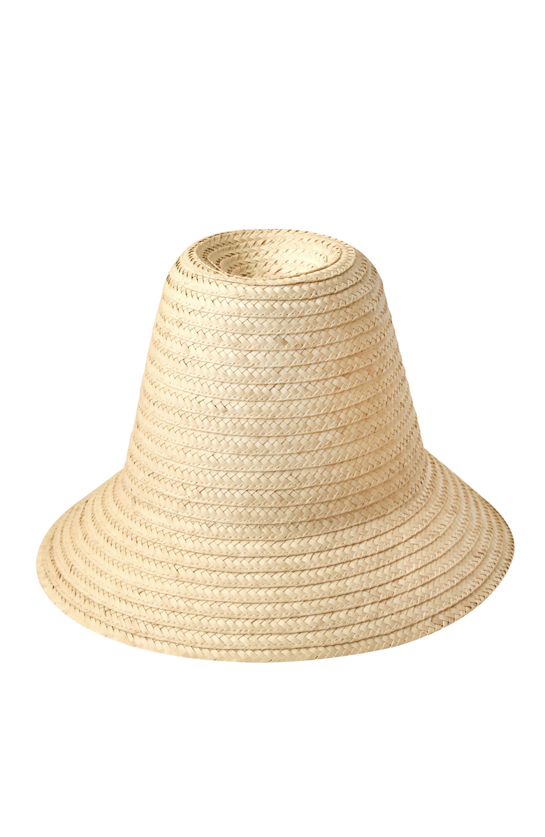 BRUNNA.CO The Margo Palm Straw Hat, Main, color, Beige