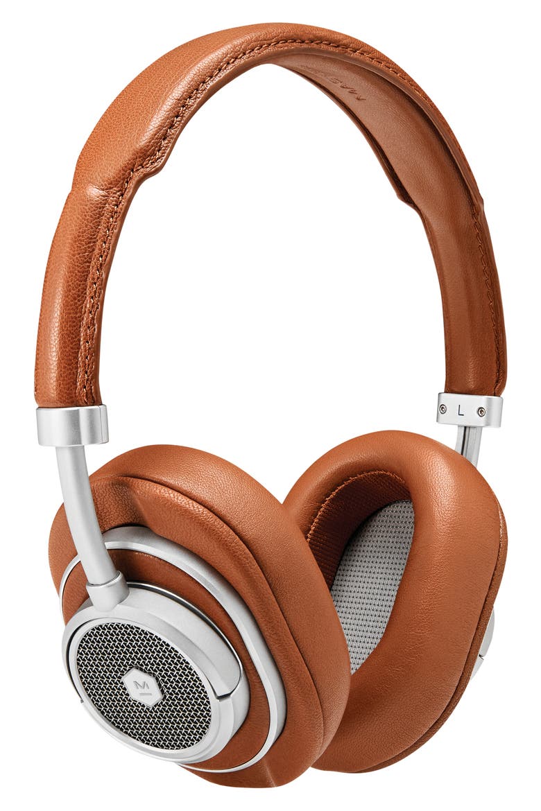 MW50Plus Wireless On/Over-Ear Headphones, Alternate, color, BROWN/ SILVER