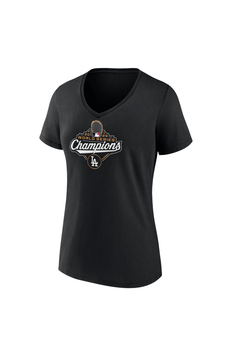 FANATICS Women's Fanatics Shohei Ohtani Black Los Angeles Dodgers 2025 World Series Champions Plus Size Name & Number T-Shirt, Alternate, color, Black