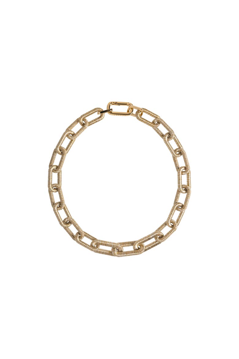 Catena Rectangular Necklace, Main, color, Gold Silver