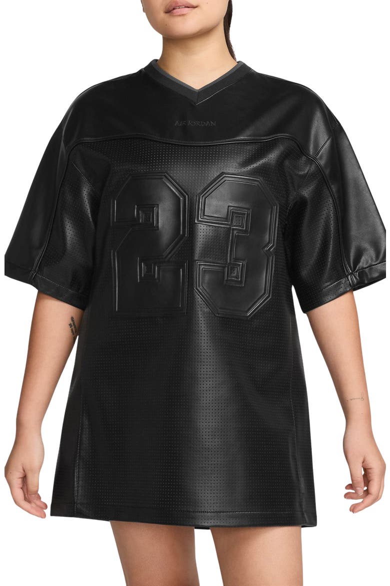 jordan t shirt dress Faux Leather T-Shirt Dress (Women)