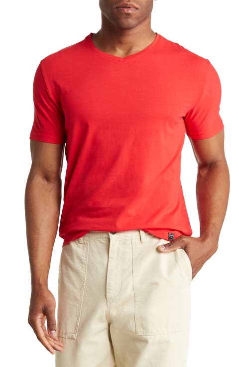 Solid V-Neck T-Shirt