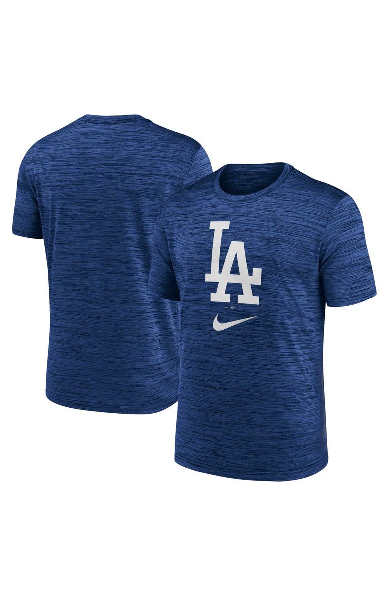 Nike Men's Nike Royal Los Angeles Dodgers Logo Velocity Performance T-Shirt, Main, color, 