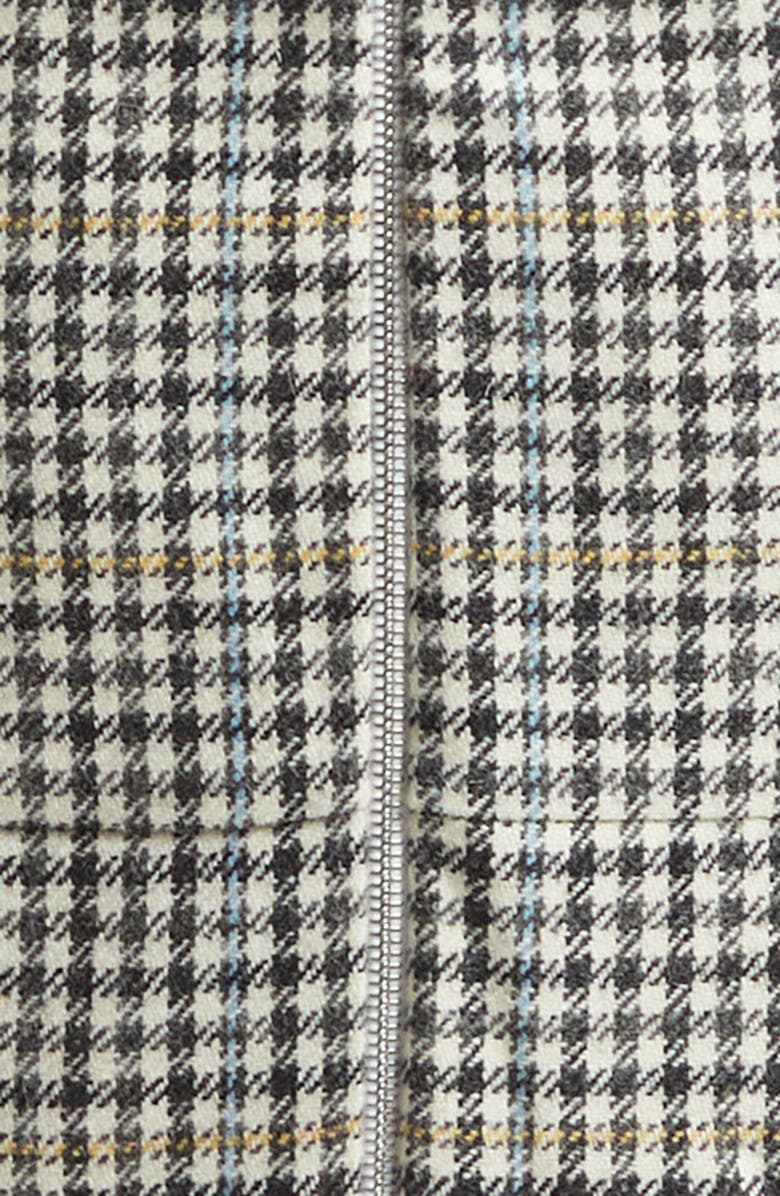 Thom Browne Trompe l'Oeil Mixed Media Shift Dress, Alternate, color, Black/ White