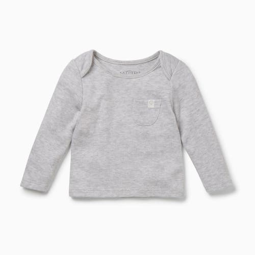 Mori Kids' Long Sleeve T-shirt In Gray