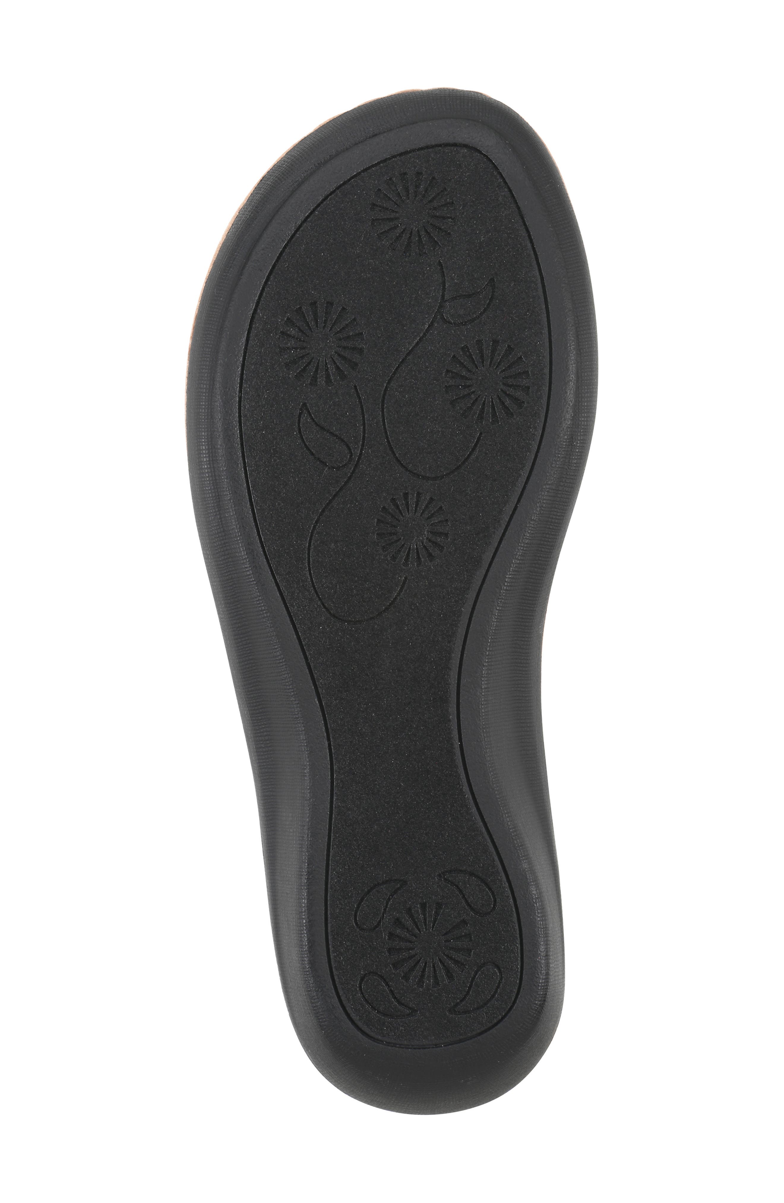 CLIFFS BY WHITE MOUNTAIN Cienna Thong Sandal - Wide Width, Alternate, color, Black Fabric
