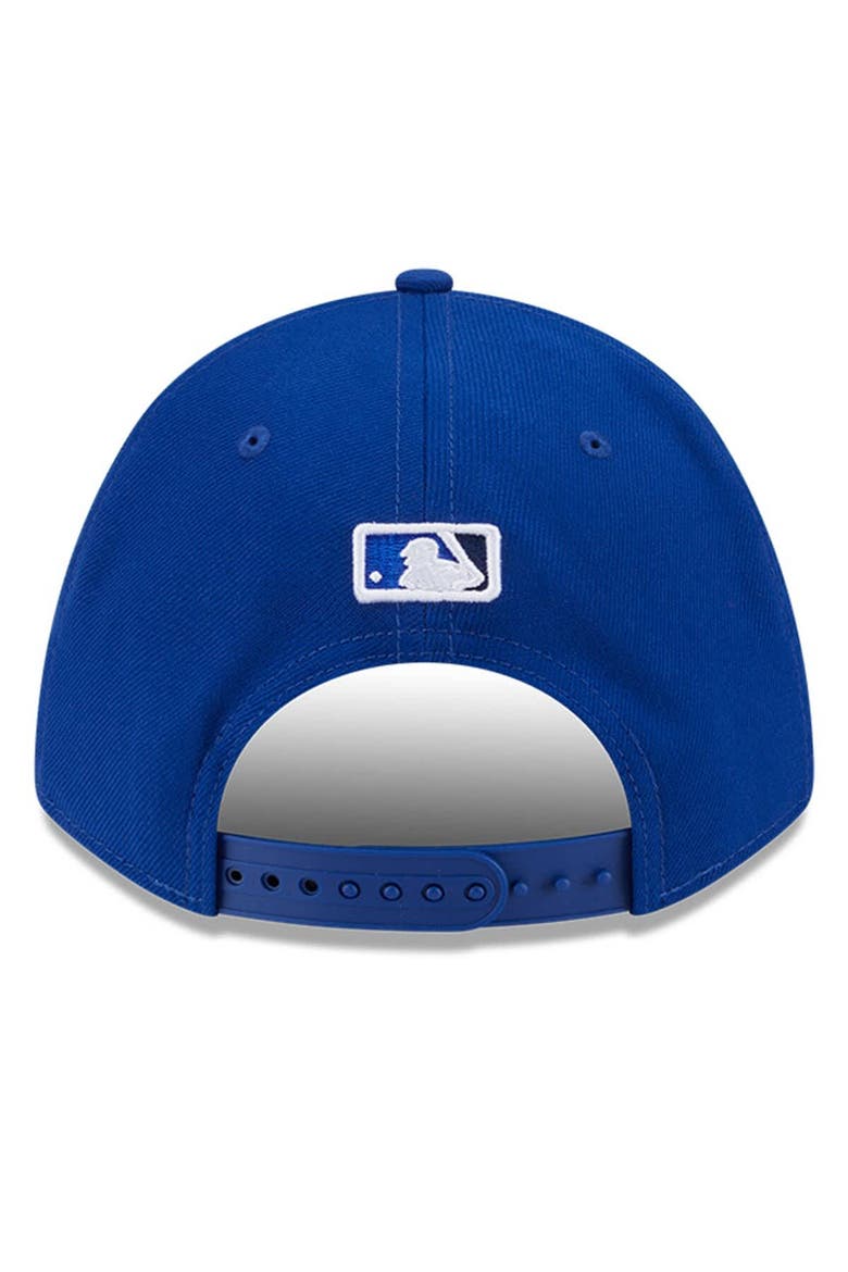 Men's New Era  Royal Toronto Blue Jays Player Replica 9FORTY Adjustable Hat, Alternate, color, Royal