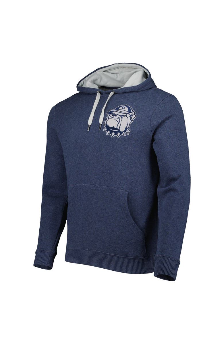 Mitchell & Ness Men's Mitchell & Ness Navy Georgetown Hoyas Classic French Terry Pullover Hoodie, Alternate, color,
