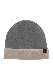 Bruno Magli Cashmere Colorblock Jersey Knit Beanie