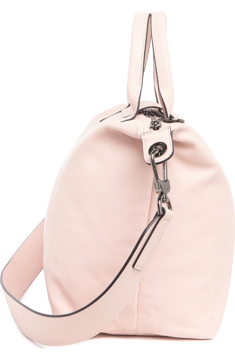 Longchamp Medium Le Pliage Cuir Leather Tote Bag, Alternate, color,